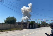 Explosión en San Luis Potosí deja muertos a agentes de Guardia Civil México Explosión en San Luis Potosí deja muertos a agentes de Guardia Civil México