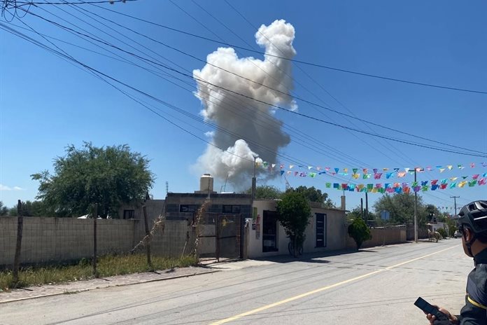 Explosión en San Luis Potosí deja muertos a agentes de Guardia Civil México Explosión en San Luis Potosí deja muertos a agentes de Guardia Civil México