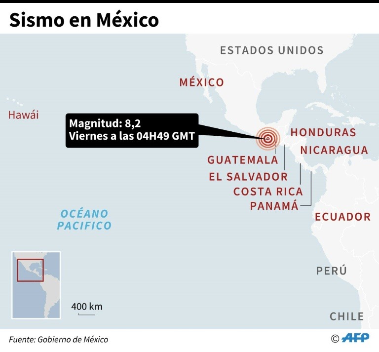 sismo Ciudad de México Oaxaca