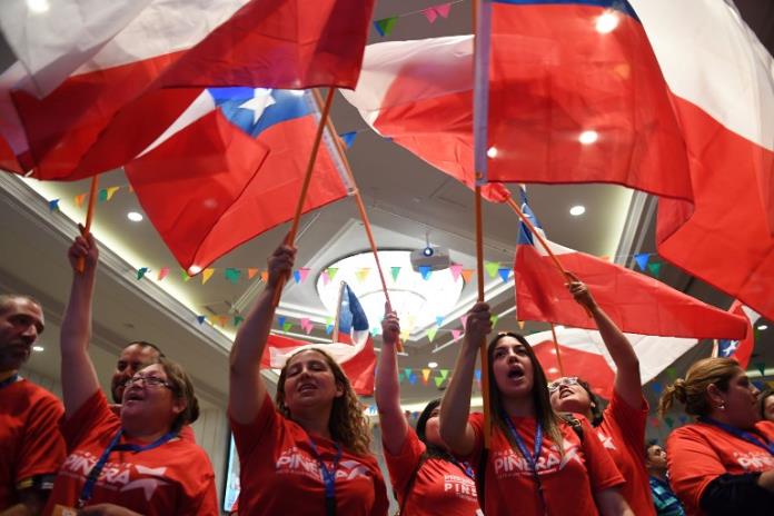 Piñera virtual nuevo presidente de Chile, con el 67% de las mesas escrutadas