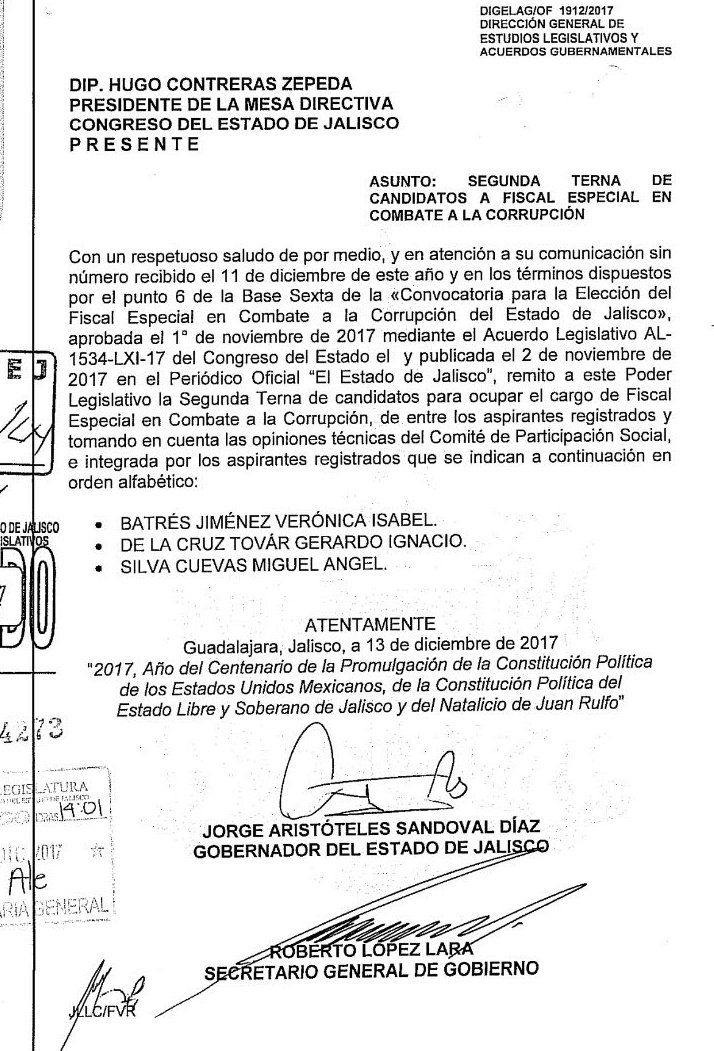segunda terna fiscal anticorrupción