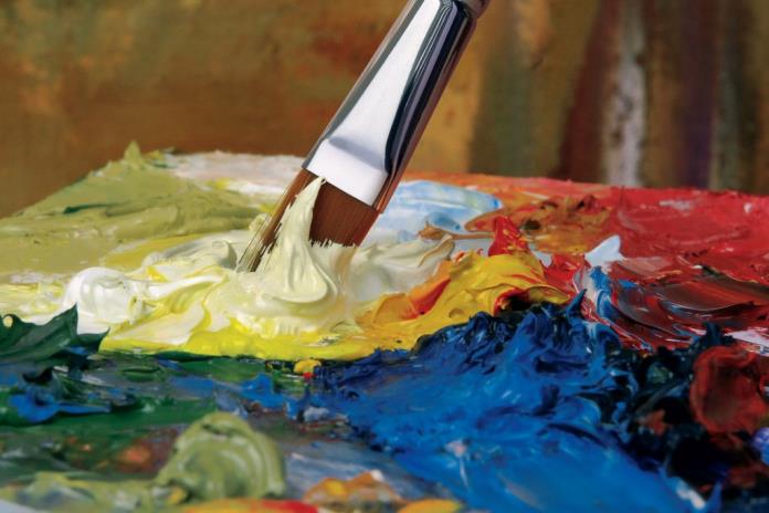 Pintor ocotlense de catorce años presentó cuadro en Casa de la Cultura