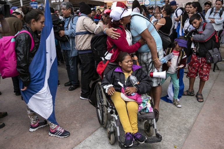migrantes centroamericanos frontera Tijuana