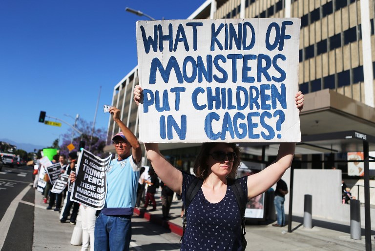 niños migrantes separados