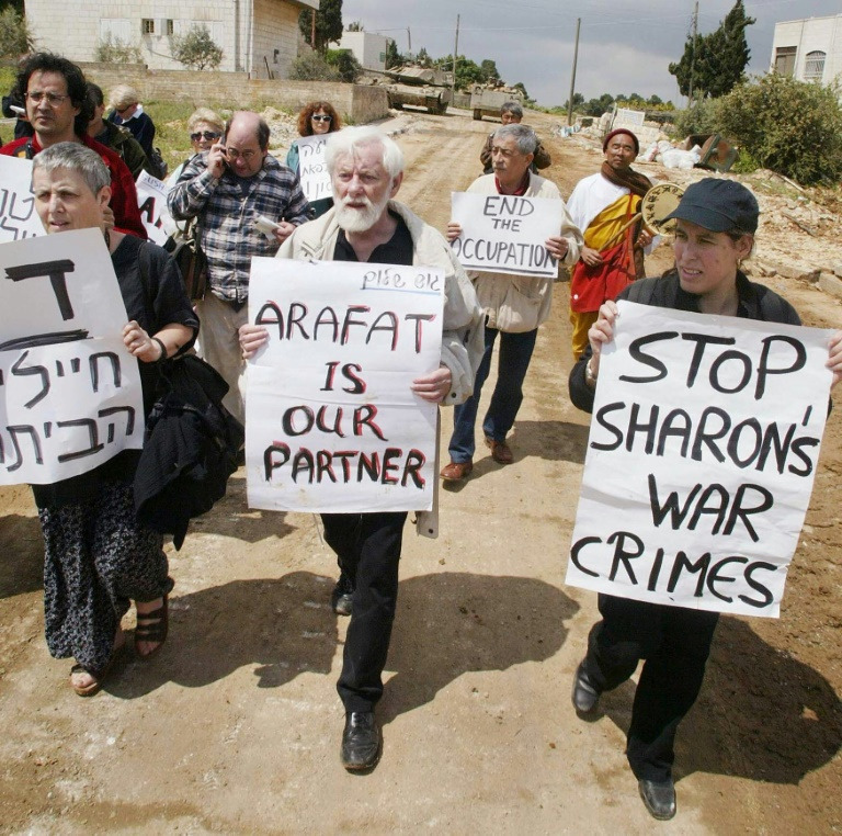 Militante pacifista israelí Uri Avnery