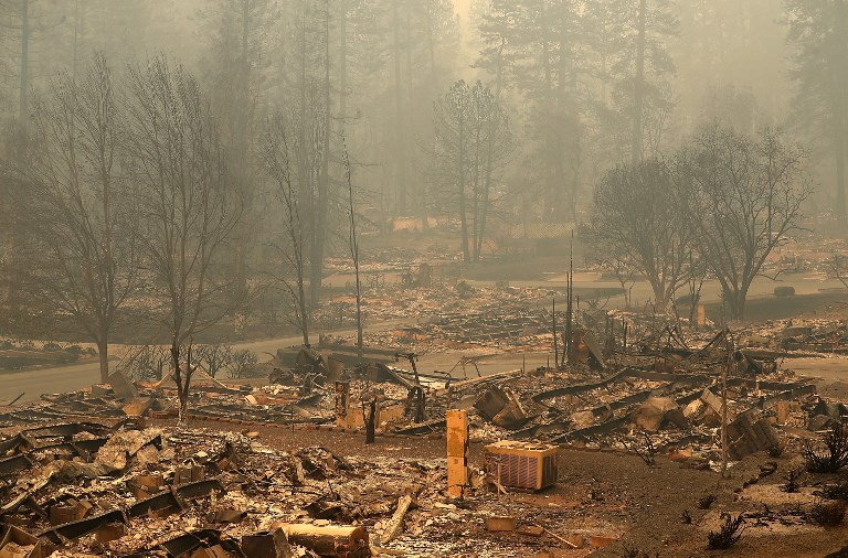 Incendio en California Camp Fire