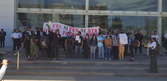 Manifestación de estudiantes del CUCSH Belenes exige la separación del cargo del titular de Seguridad Universitaria