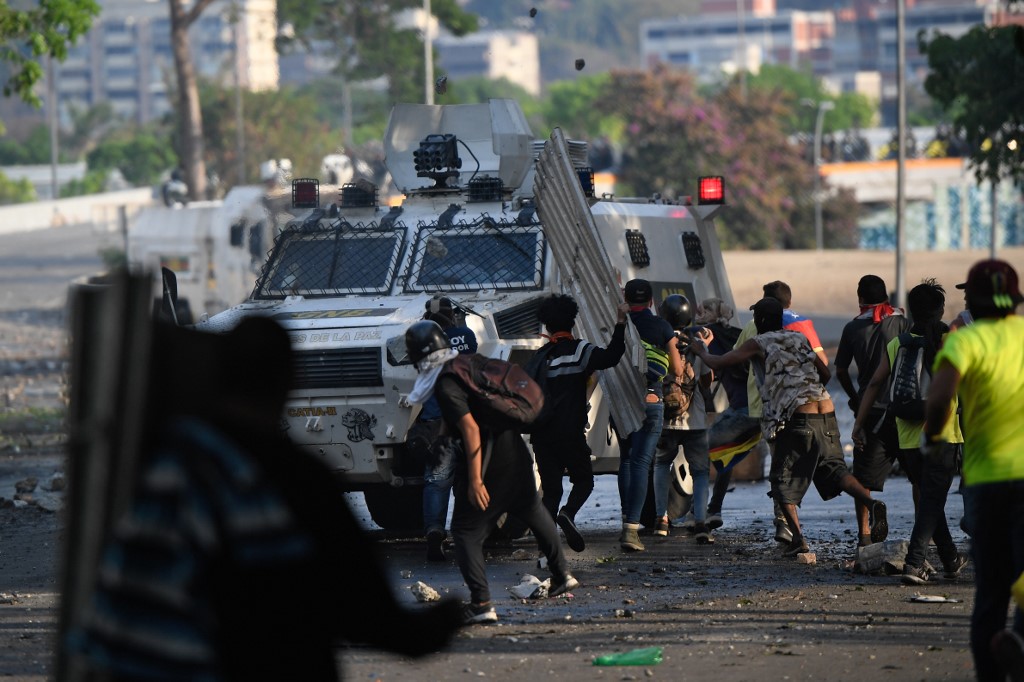 disturbios Caracas abril 2019