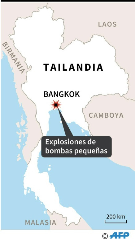 explosiones en Bangkok