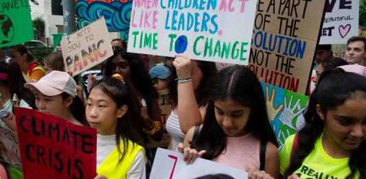 Centenares de miles de estudiantes lanzan una huelga global contra el cambio climático