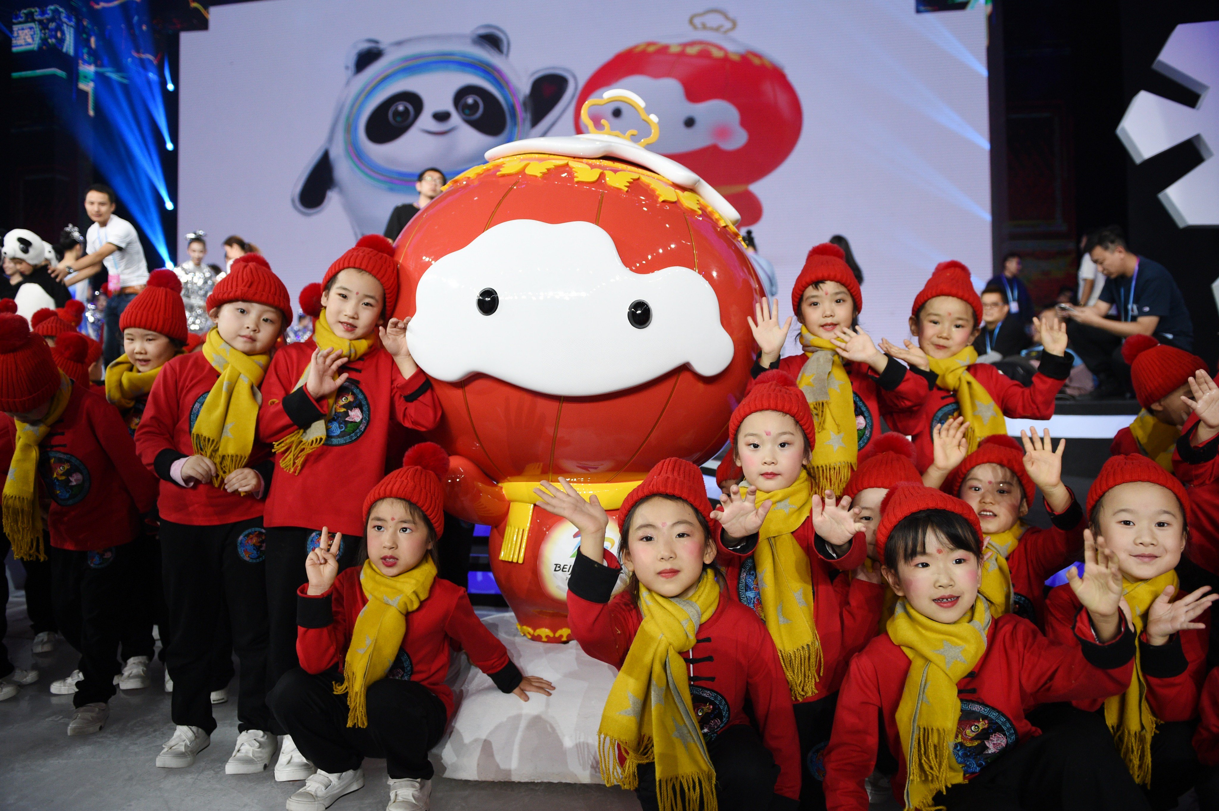 mascotas de Juegos Olímpicos Invierno Beijing 2022