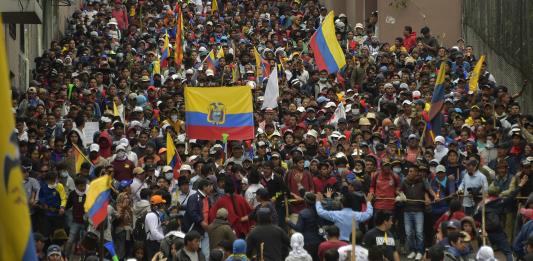 Ecuador bajo máxima tensión por marcha indígena y nuevos disturbios