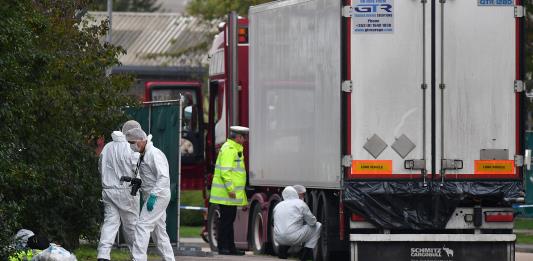 Los 39 muertos en un camión hallado en el Reino Unido eran chinos