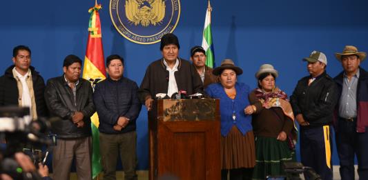 Evo Morales anuncia que convocará a nuevas elecciones en Bolivia