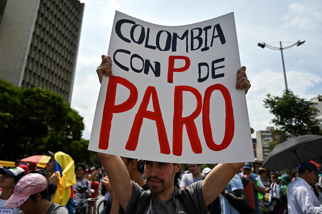 tercer paro nacional Colombia