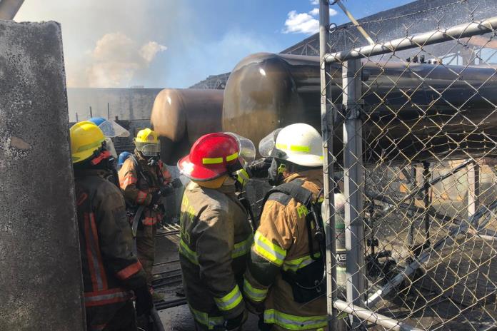 Incendio de gasera en Tonalá deja tres personas lesionadas