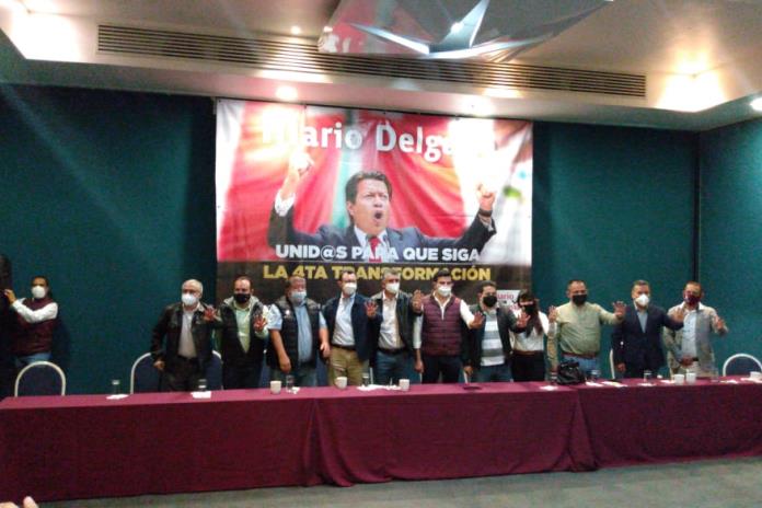 Morenistas en Jalisco refrendan apoyo a Mario Delgado