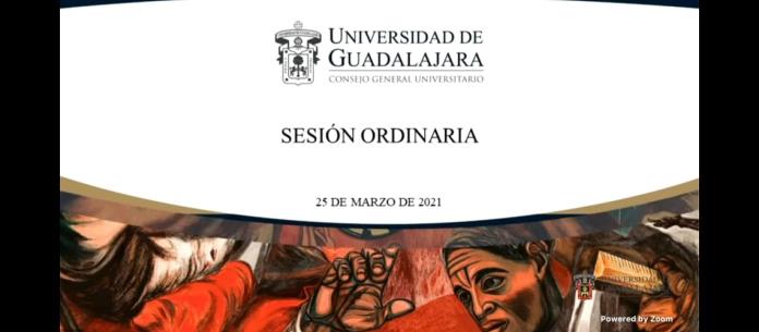 Sesión Ordinaria Consejo General Universitario - Ju. 25 Mar 2021