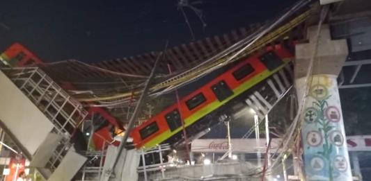 Se desploma en vía elevada vagón de Línea 12 del Metro de CDMX