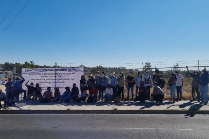 Vecinos y activistas piden al gobierno de Jalisco que defienda terrenos de Colomos III