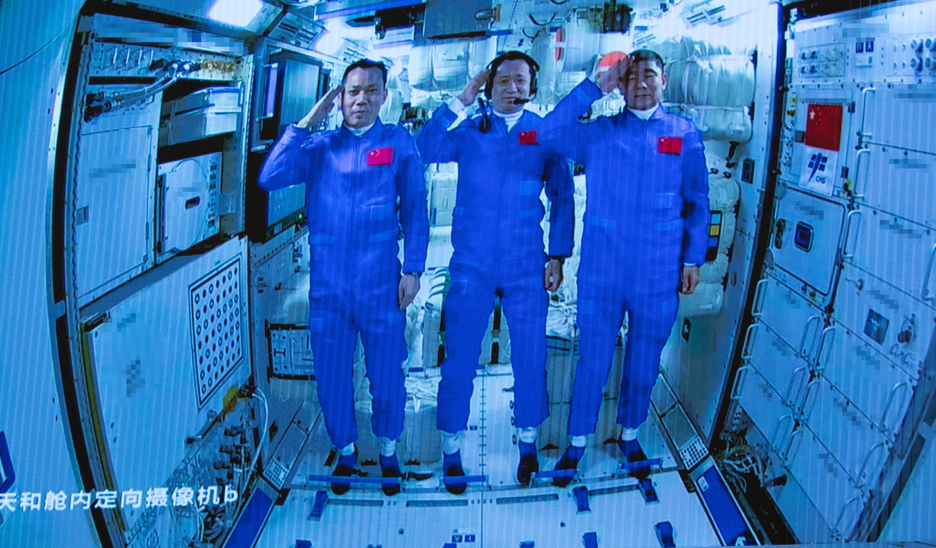 Nueva misión de tres astronautas llega a la estación espacial china