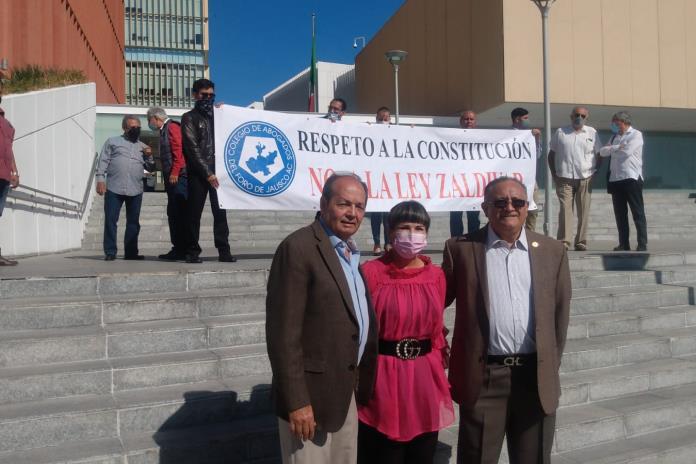Se manifiestan contra Ley Zaldivar en Ciudad Judicial Federal