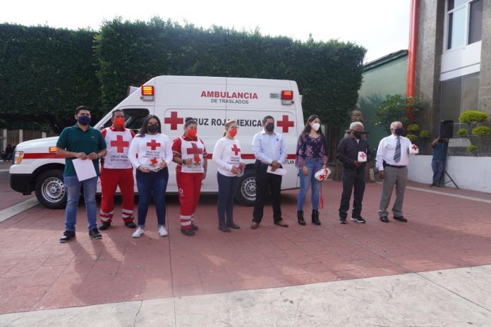 Realizan colecta Cruz Roja en Ayuntamiento de Poncitlán