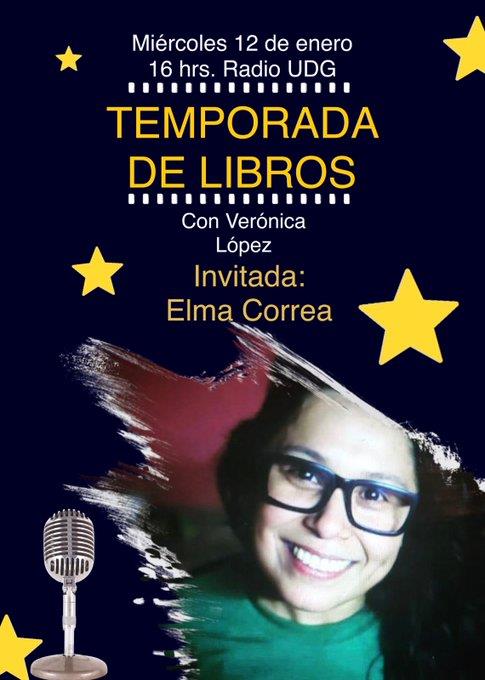 Temporada de Libros - Mi. 12 Ene 2022 - Elma Correa