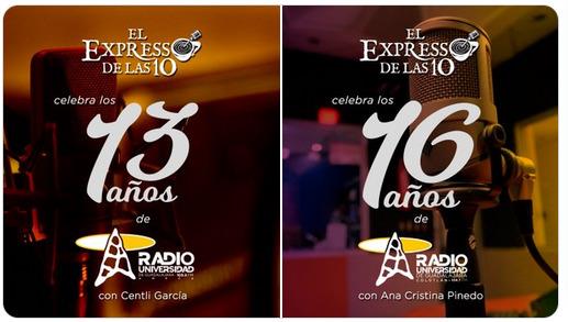 CELEBRA CON NOSOTROS 13 AÑOS DE RADIO UDG EN AMECA Y 16 AÑOS EN RADIO UDG EN COLOTLÁN - El Expresso de las 10 - Vi. 11 Feb 2022