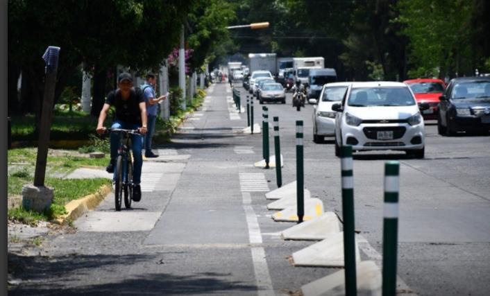 Ciclistas defienden la seguridad que tiene la ciclovía de la Avenida Guadalupe