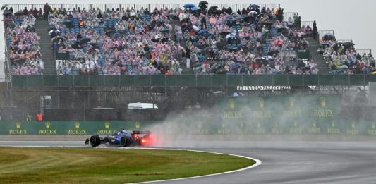 Gran Premio de Gran Bretaña fue interrumpido tras un accidente