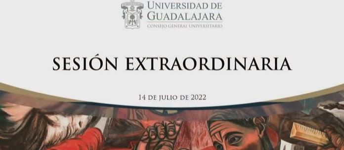 Sesión Extraordinaria del Consejo General Universitario - Ju. 14 Jul 2022