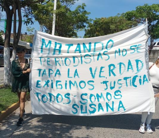 Protestan tras la agresión contra Susana Carreño; exigen fin de la violencia