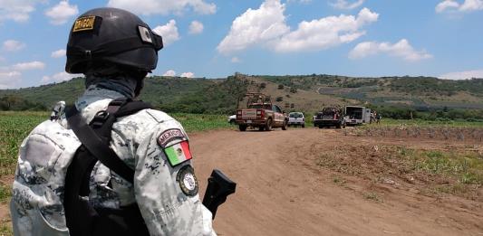 Habitantes de Ocotlán protestan en las instalaciones de la GN