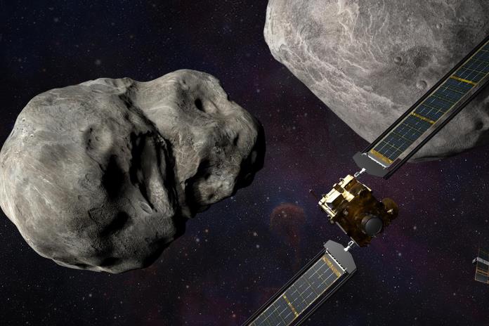 Una nave de la NASA choca contra un asteroide para desviar su trayectoria