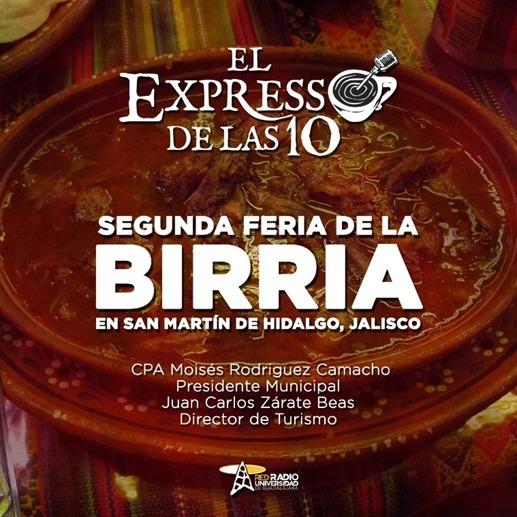 SEGUNDA FERIA DE LA BIRRIA  EN SAN MARTÍN DE HIDALGO JALISCO - El Expresso de las 10 - Mi. 14 Sep 2022