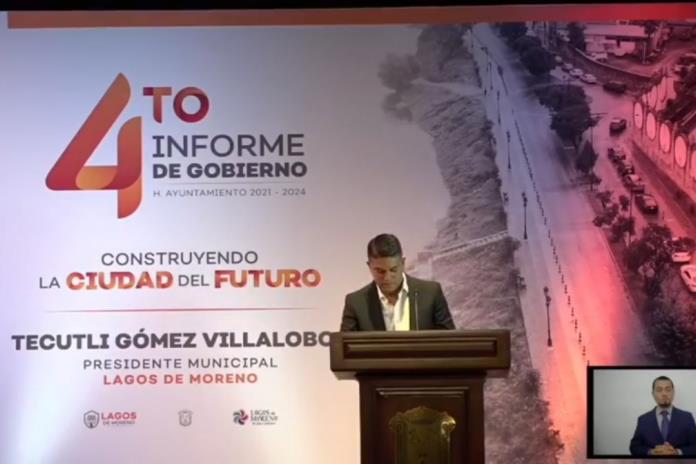 Tecutli Gómez Villalobos presentó Informe de Gobierno