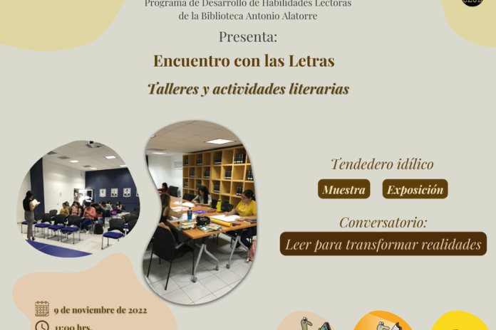 Biblioteca Antonio Alatorre anuncia su primer Encuentro con las Letras