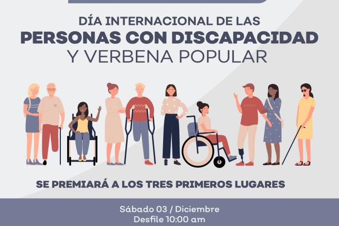 Desfile temático por el Día Internacional de las Personas con Discapacidad
