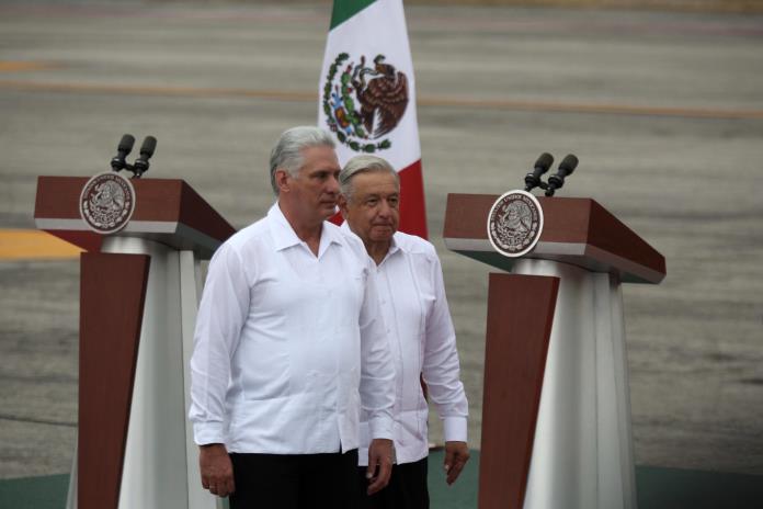 Díaz-Canel dice que ratifica su voluntad de estrechar relaciones con México