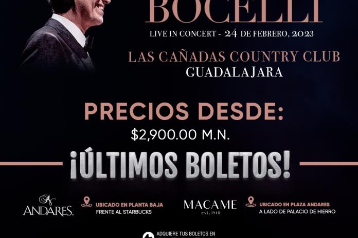 7 mil personas se esperan para el concierto de Andrea Bocelli en Las Cañadas Guadalajara