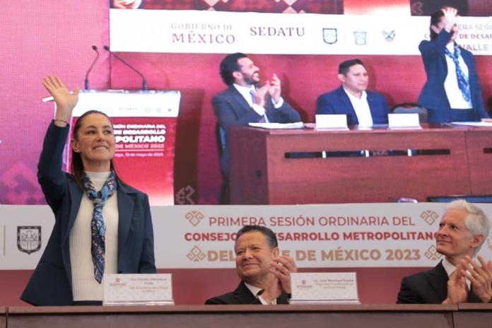Trabajo en Equipo de los Gobiernos, Garantizan un Gran Presente y un Mejor Futuro para Habitantes de la Zona Metropolitana del Valle de México: Sheinbaum