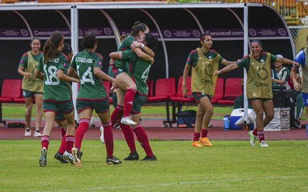 El representativo mexicano de futbol femenil responde a las expectativas superando a Canadá 2 por 1 y se califica al mundial del 2024