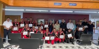 Reconocen a Policías y Bomberos de Ocotlán por participación en competencias estatales