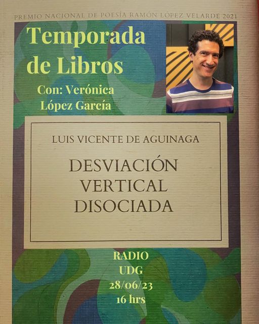 Temporada de Libros - Mi. 28 Jun 2023 - Luis Vicente de Aguinaga Temporada de Libros - Mi. 28 Jun 2023 - Luis Vicente de Aguinaga
