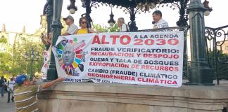 Marchan en contra del gobierno de Enrique Alfaro; exigen a los 3 niveles de gobierno cumplimiento a los derechos humanos