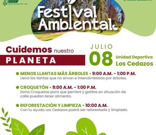 Realizarán festival ambiental en Encarnación de Díaz