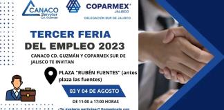 La CONACO y COPARMEX alistan Feria del Empleo en Zapotlán El Grande
