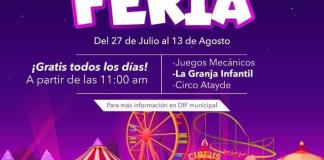 "Vamos a la feria", programa del DIF, el Patronato de la Feria y Jefatura de Gabinete